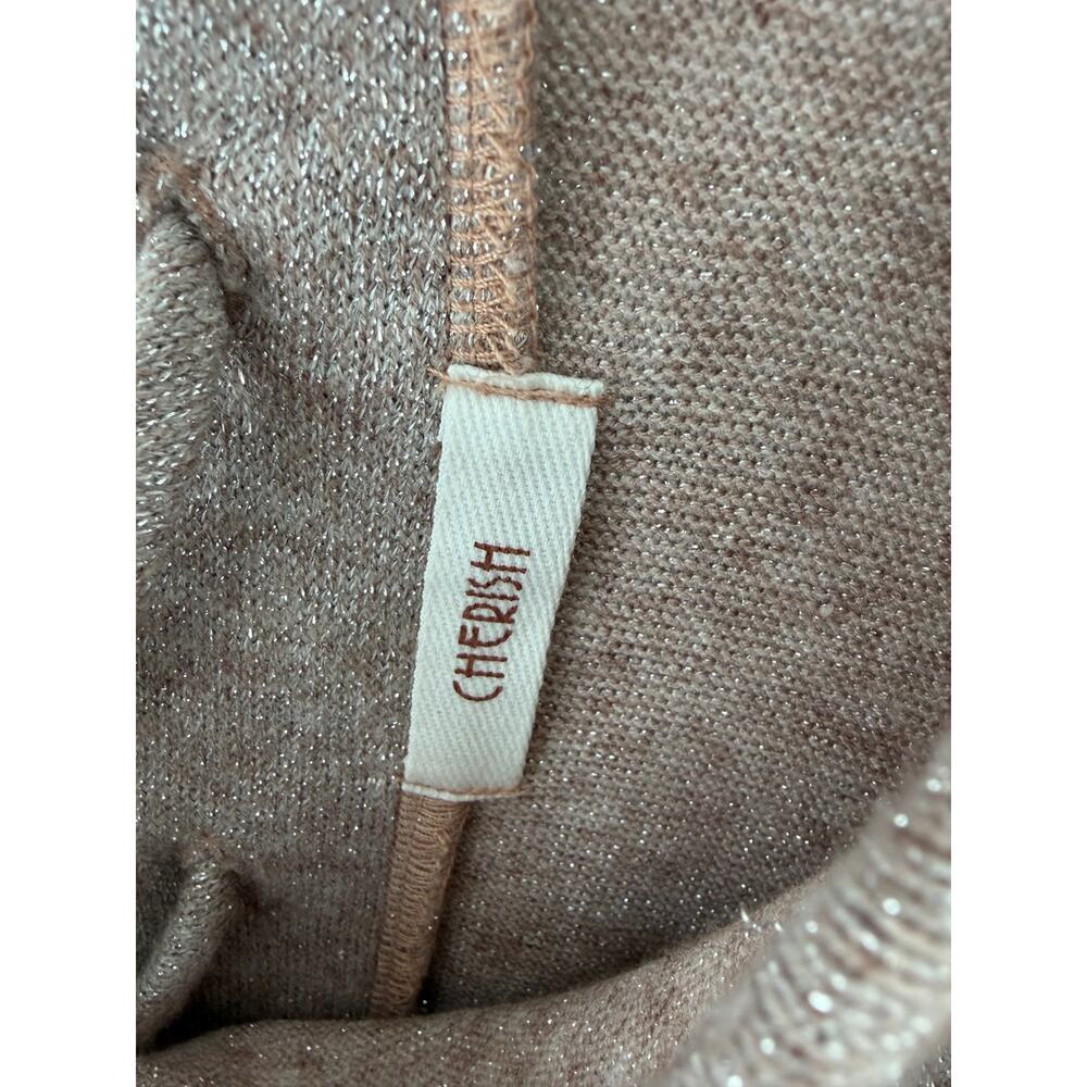 Cherish Taupe Lace-Up Back Sweater | Oversized Lightweight Knit Top - Picture 4 of 7